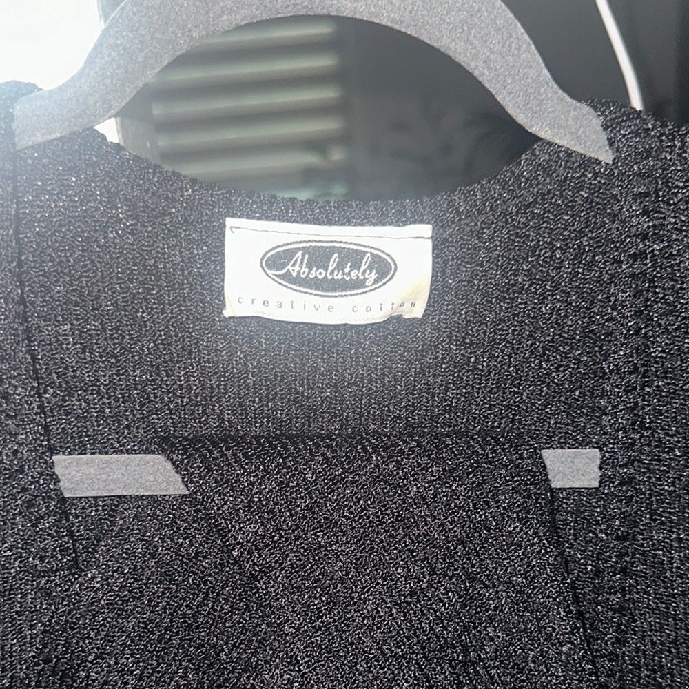 Absolutely Women's Black Cardigan Sweater